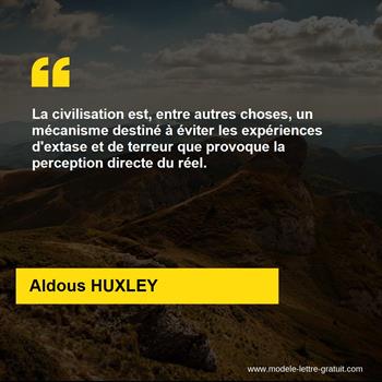 Citation Aldous HUXLEY
