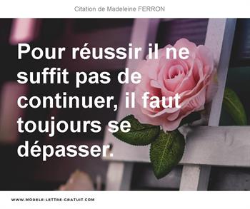 Citations Madeleine FERRON