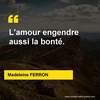 Citations Madeleine FERRON