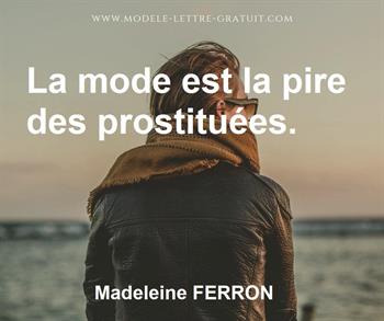 Citation de Madeleine FERRON