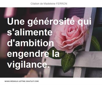 Citations Madeleine FERRON