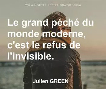 Citation de Julien GREEN
