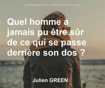 Citation de Julien GREEN