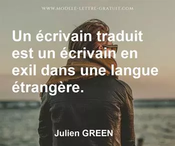 Citation de Julien GREEN