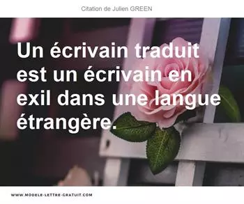 Citations Julien GREEN