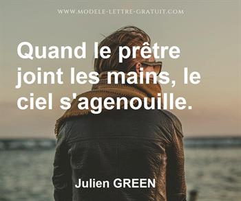 Citation de Julien GREEN