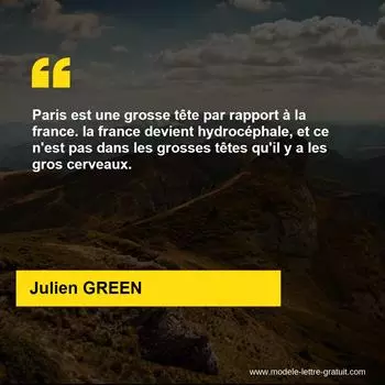 Citation Julien GREEN