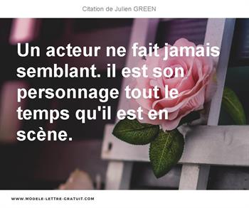 Citations Julien GREEN