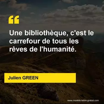 Citation Julien GREEN