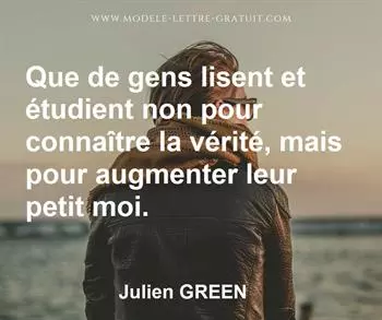 Citation de Julien GREEN