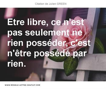 Citations Julien GREEN