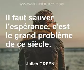 Citation de Julien GREEN
