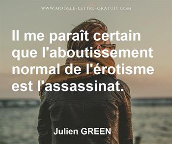 Citation de Julien GREEN