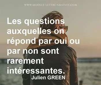 Citation de Julien GREEN