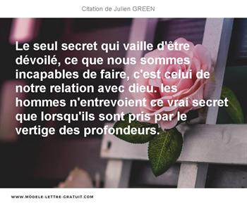 Citations Julien GREEN