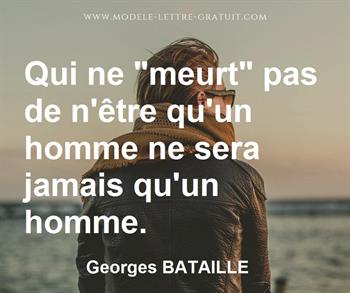 Citation de Georges BATAILLE