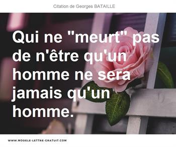 Citations Georges BATAILLE