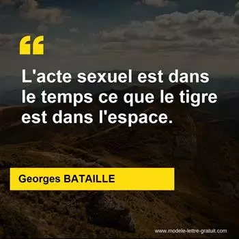 Citation Georges BATAILLE