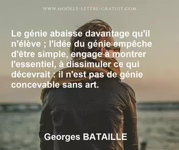 Citation de Georges BATAILLE