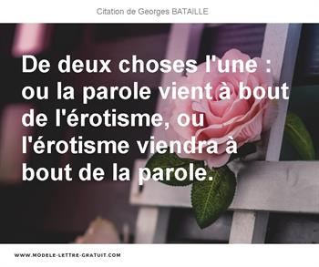 Citations Georges BATAILLE