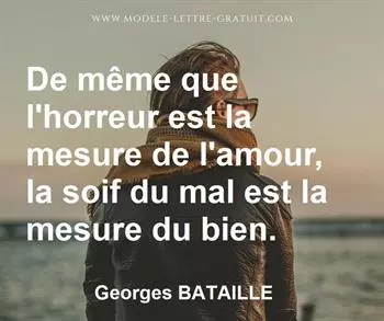 Citation de Georges BATAILLE