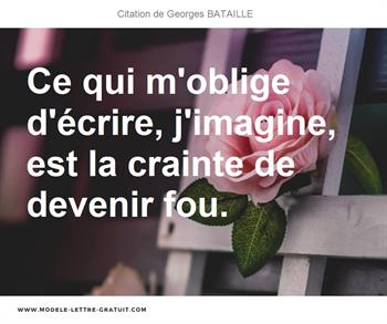 Citations Georges BATAILLE