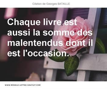 Citations Georges BATAILLE