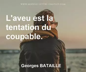 Citation de Georges BATAILLE
