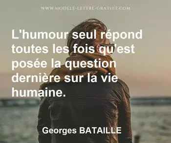 Citation de Georges BATAILLE