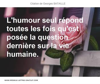 Citations Georges BATAILLE