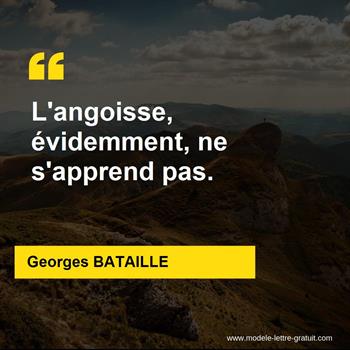 Citations Georges BATAILLE