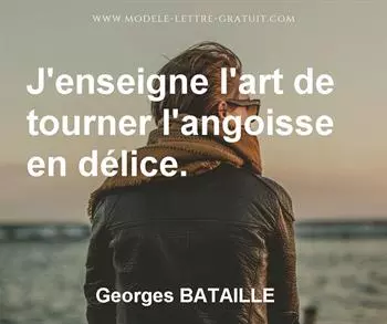 Citation de Georges BATAILLE