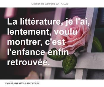 Citations Georges BATAILLE