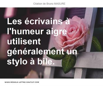 Citations Bruno MASURE