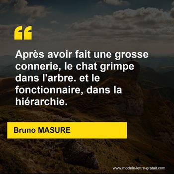 Citation de Bruno MASURE