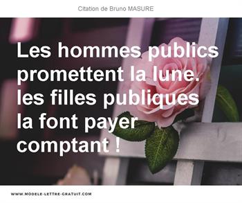 Citations Bruno MASURE