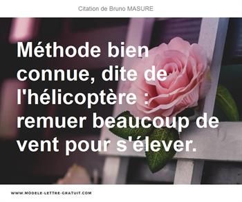 Citations Bruno MASURE