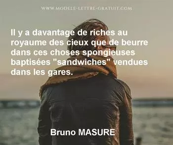 Citation de Bruno MASURE
