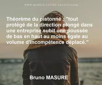 Citation de Bruno MASURE