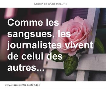 Citations Bruno MASURE
