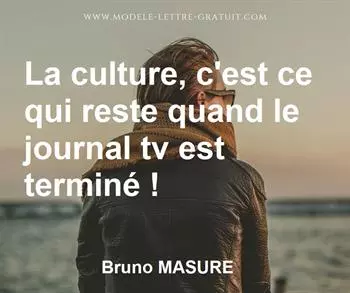 Citation de Bruno MASURE