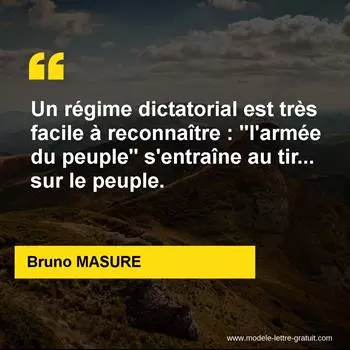 Citation Bruno MASURE