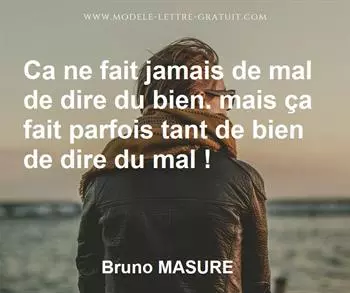 Citation de Bruno MASURE