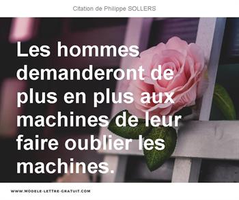 Citations Philippe SOLLERS