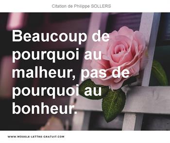 Citations Philippe SOLLERS