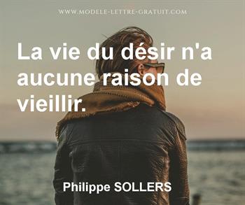 Citation de Philippe SOLLERS