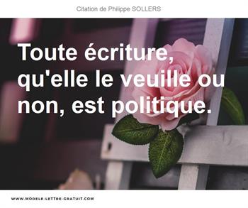 Citations Philippe SOLLERS