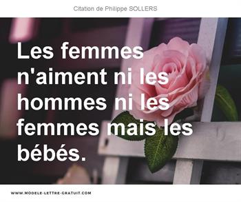 Citations Philippe SOLLERS