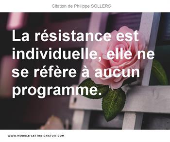 Citations Philippe SOLLERS