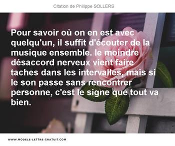 Citations Philippe SOLLERS